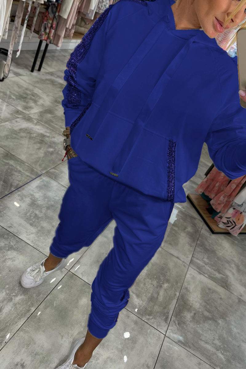 Ensemble sweat à capuche et pantalon de jogging pour femme