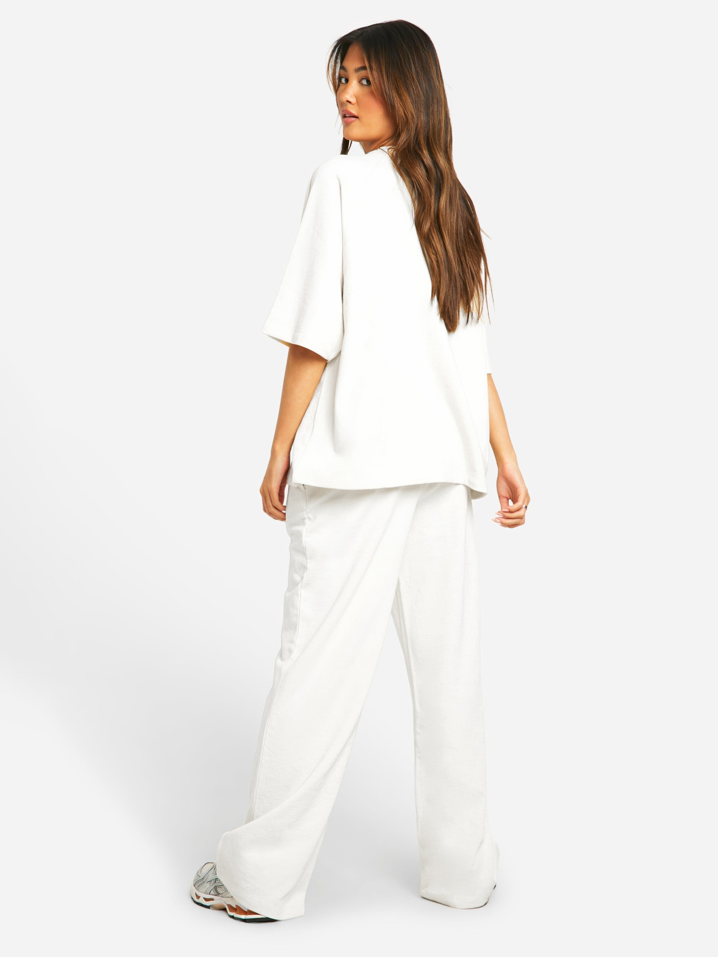 Damen Oversize Zweiteiler mit lockerer Passform und bequemem Design