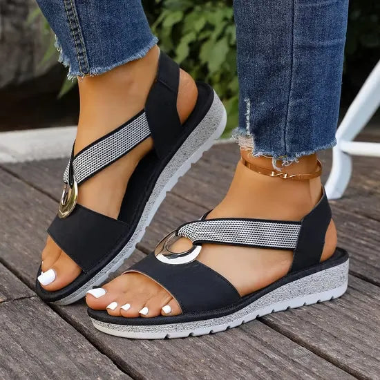 Women's Comfort Slingback Wedge Sandals