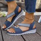 Women's Comfort Slingback Wedge Sandals