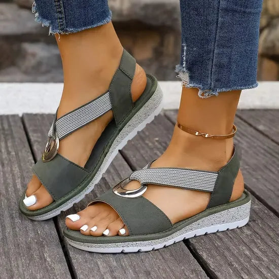 Women's Comfort Slingback Wedge Sandals