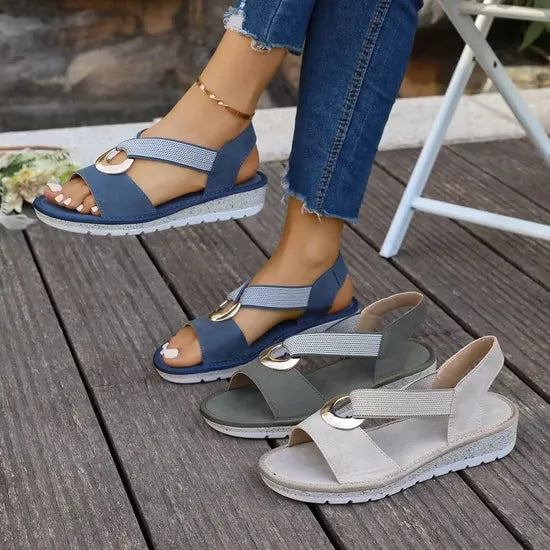 Women's Comfort Slingback Wedge Sandals