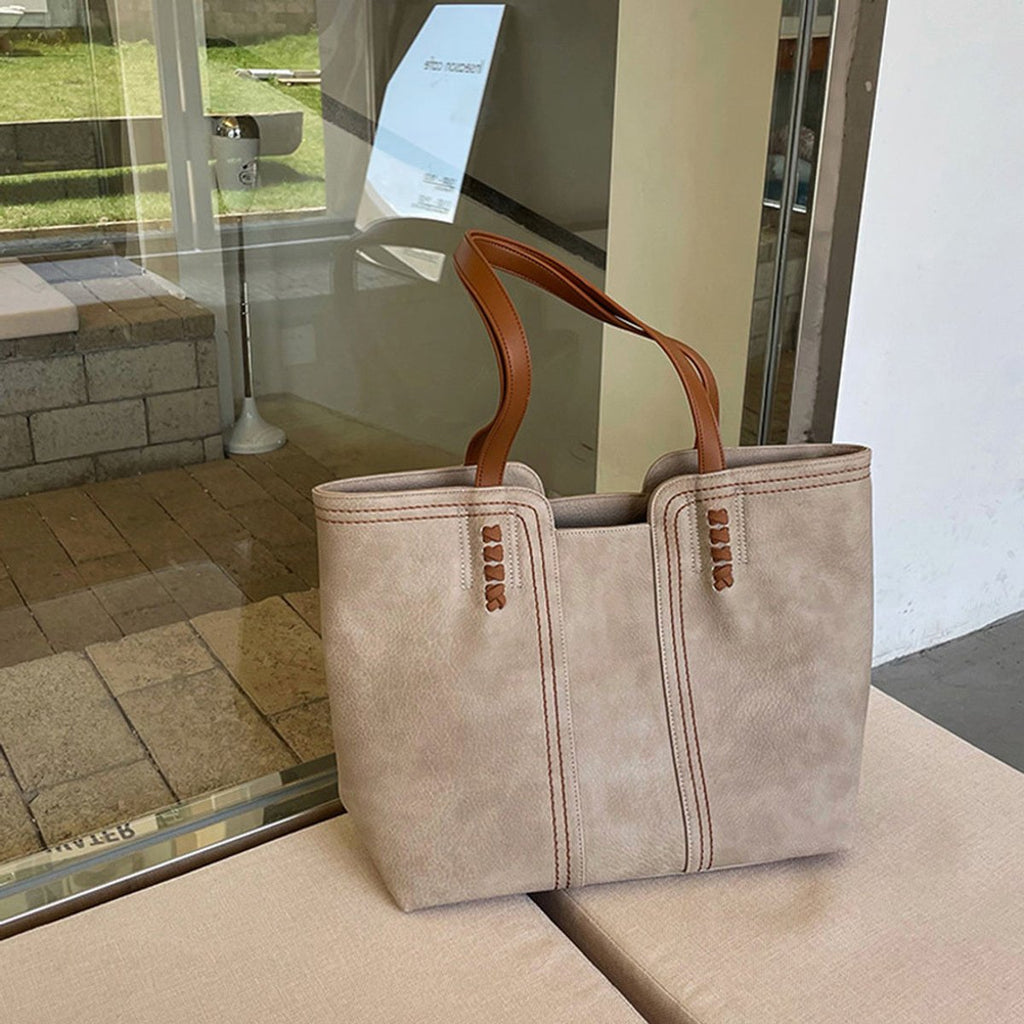 Sac cabas structuré minimaliste pour femme