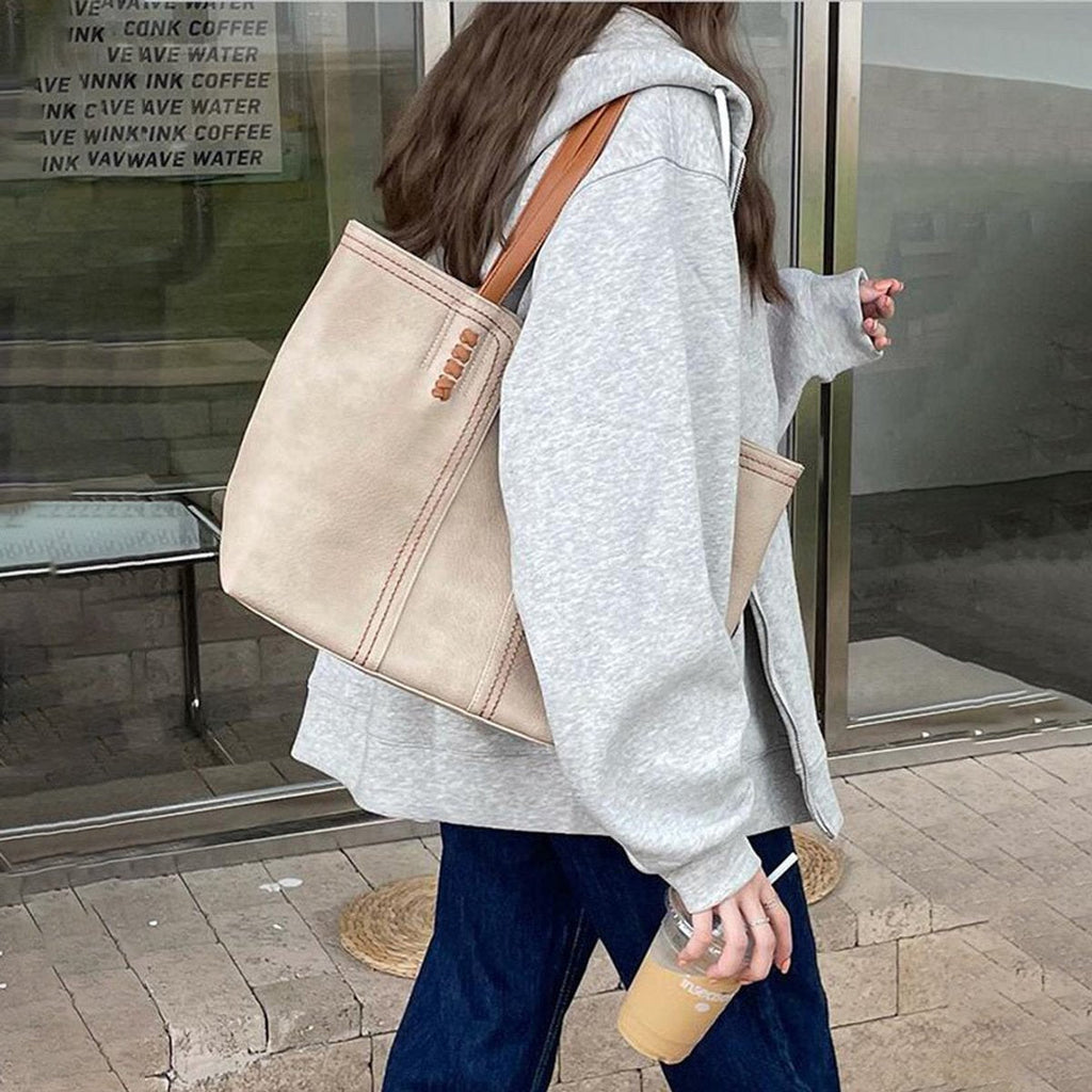 Sac cabas structuré minimaliste pour femme