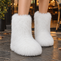Women's Plush Mid-Calf Winter Boots