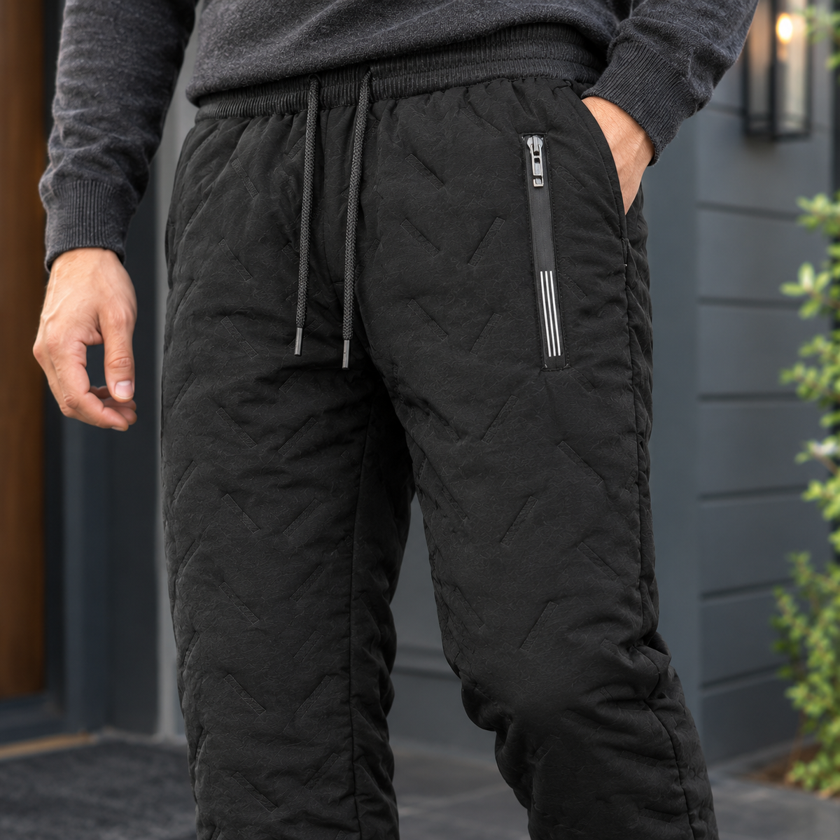 Herren-Stepphose mit Kordelzug für die Freizeit