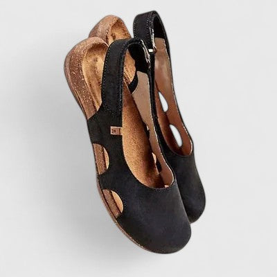Women's Cutout Slingback Flat Shoes