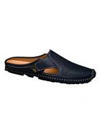 Perforerade slip-on-mules för herrar