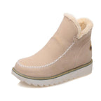 Botines cómodos para mujer con forro cálido