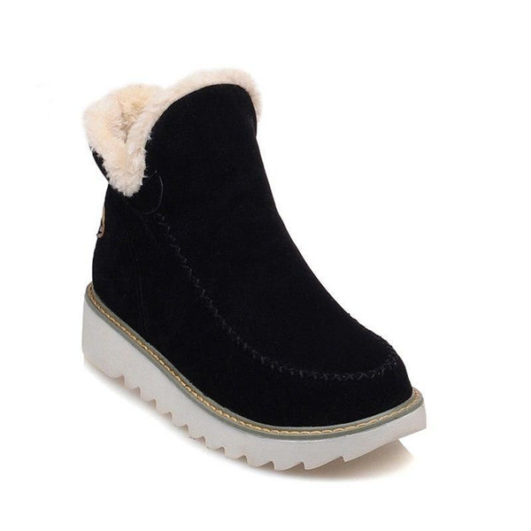 Bottines douillettes doublées pour femmes