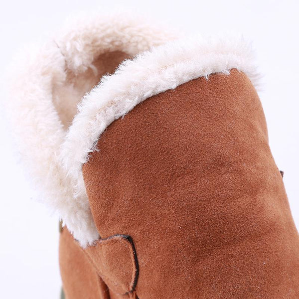 Botines cómodos para mujer con forro cálido
