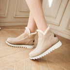 Botines cómodos para mujer con forro cálido