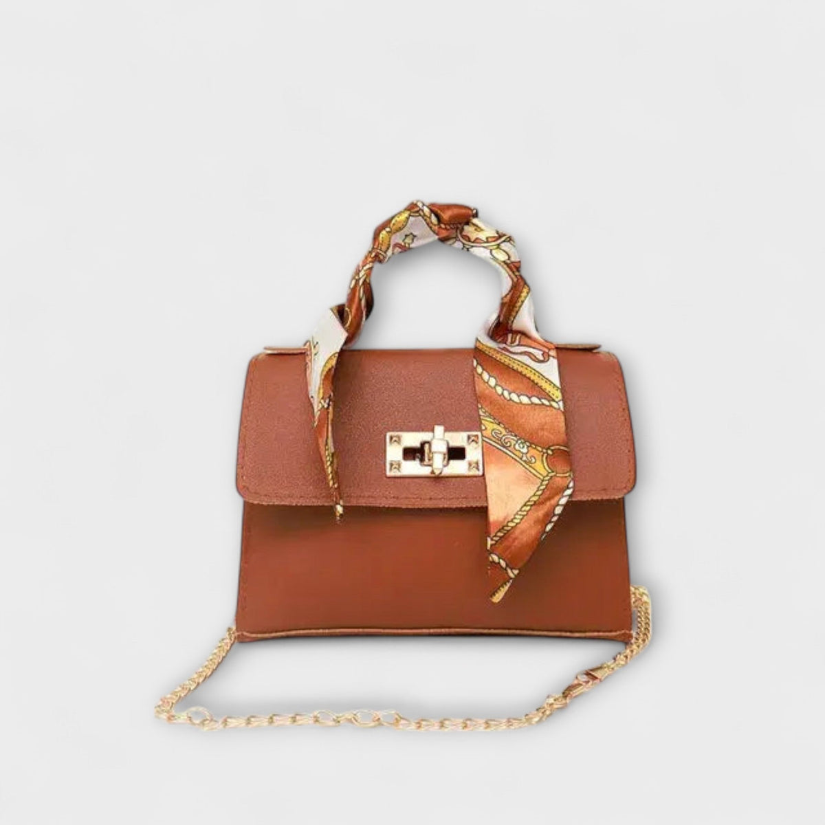Sac bandoulière pour femme avec poignée foulard