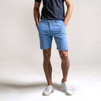 Men's Smart Casual Shorts with Stretch Waistband for Everyday Wear