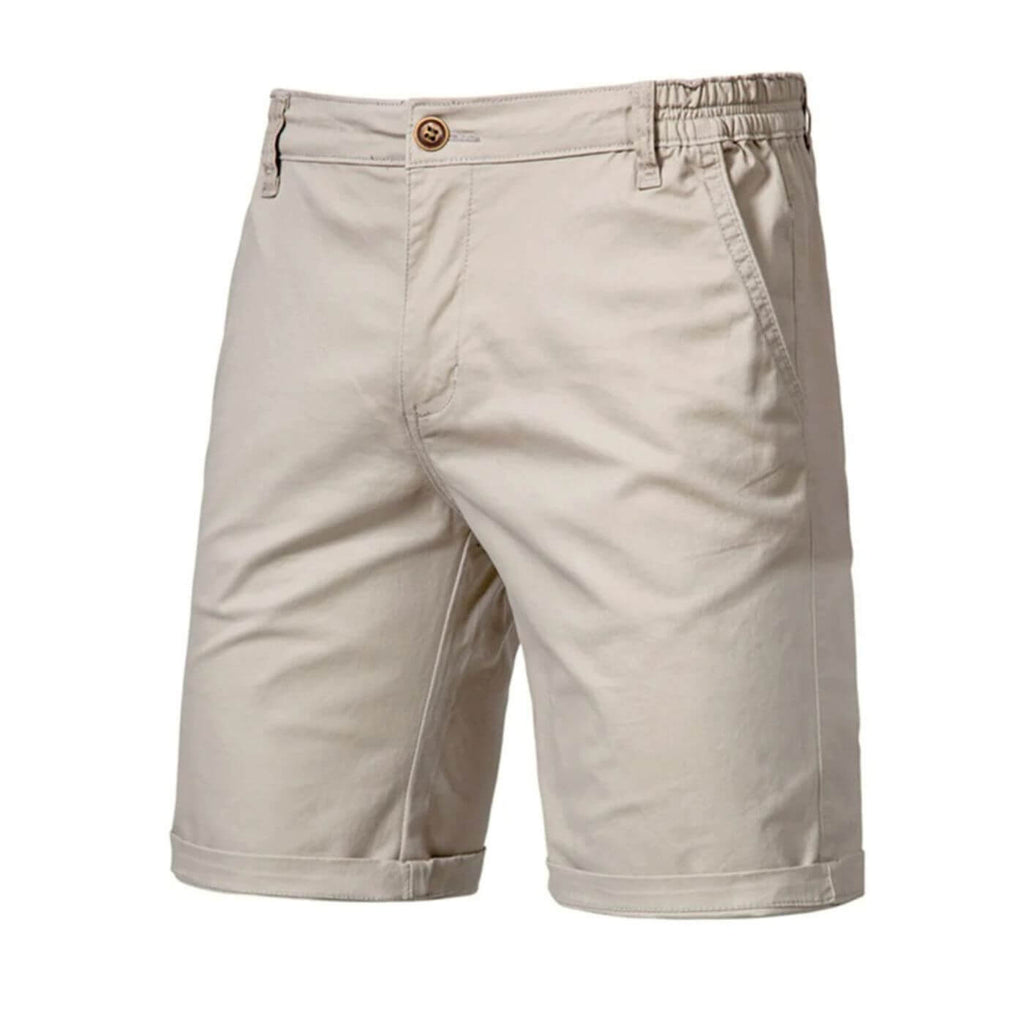 Men's Smart Casual Shorts with Stretch Waistband for Everyday Wear