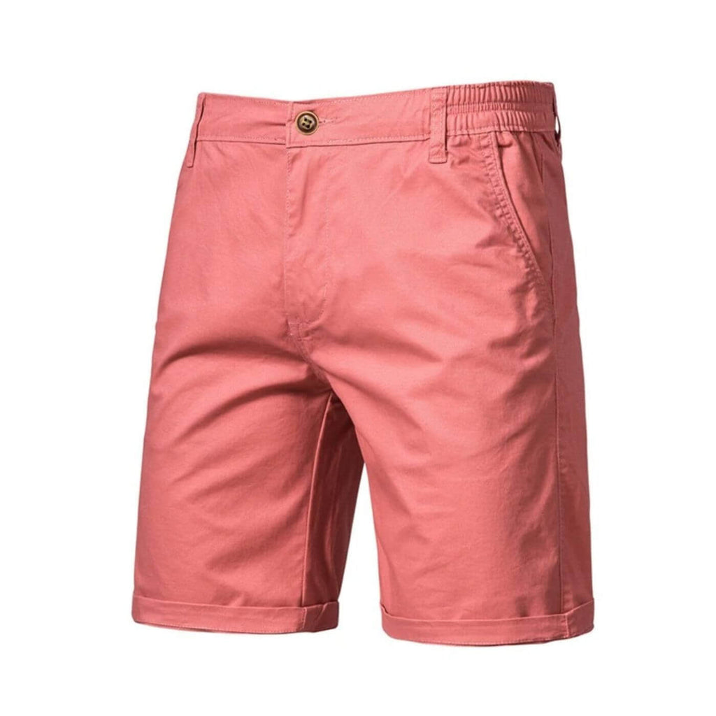 Men's Smart Casual Shorts with Stretch Waistband for Everyday Wear