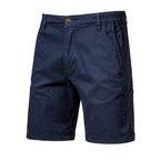 Men's Smart Casual Shorts with Stretch Waistband for Everyday Wear