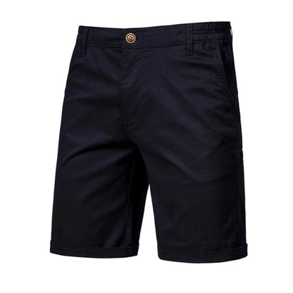 Men's Smart Casual Shorts with Stretch Waistband for Everyday Wear