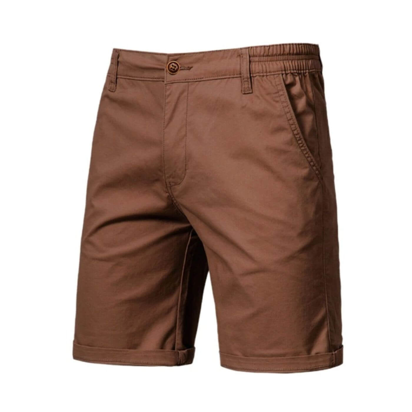Men's Smart Casual Shorts with Stretch Waistband for Everyday Wear