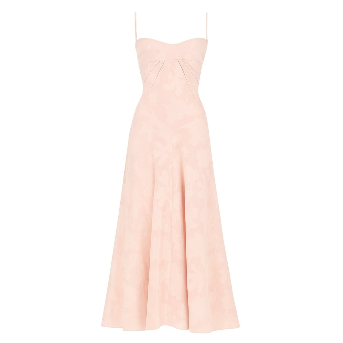 Damenmaxikleid mit Blumenmuster, Korsettoberteil und fließender Silhouette