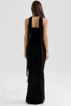 Damen trägerloses Maxikleid mit Korsettoberteil und geraffter Meerjungfrauen-Silhouette