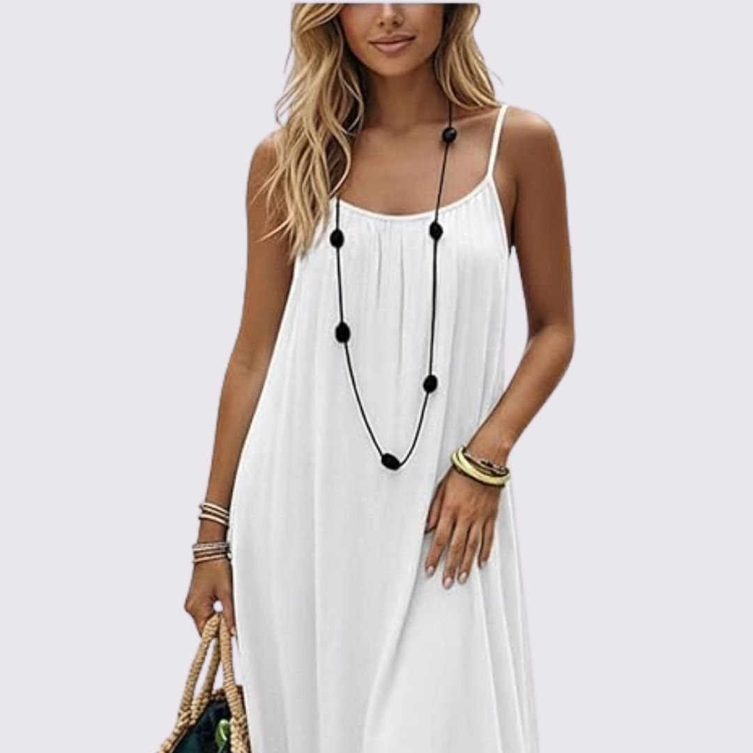 Women's Relaxed Sleeveless Maxi Dress