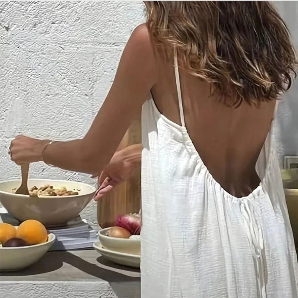 Women's Relaxed Sleeveless Maxi Dress