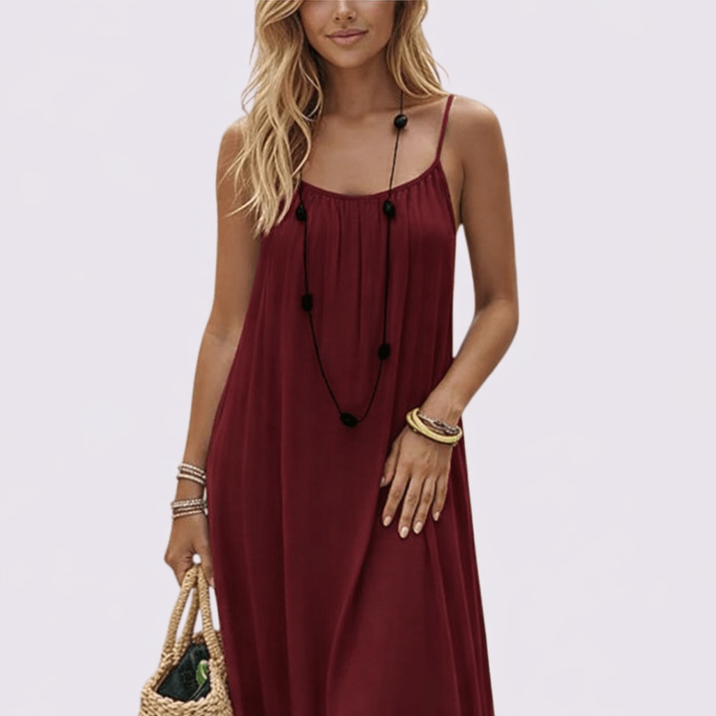 Women's Relaxed Sleeveless Maxi Dress