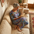 Women's Printed Relaxed Maxi Dress