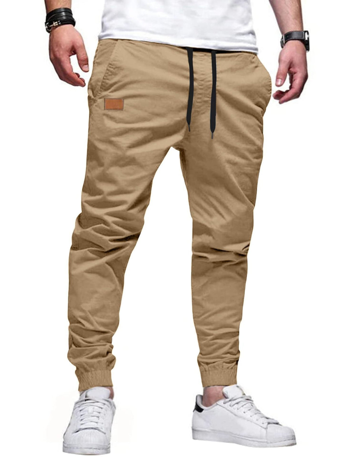 Pantalon de jogging décontracté pour homme avec cordon de serrage