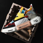 Herren Urban Sneakers mit auffälligem Patchwork-Design und gepolsterter Sohle