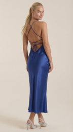 Maxi Jurk Dames V-Hals Lange Mouwen Avond