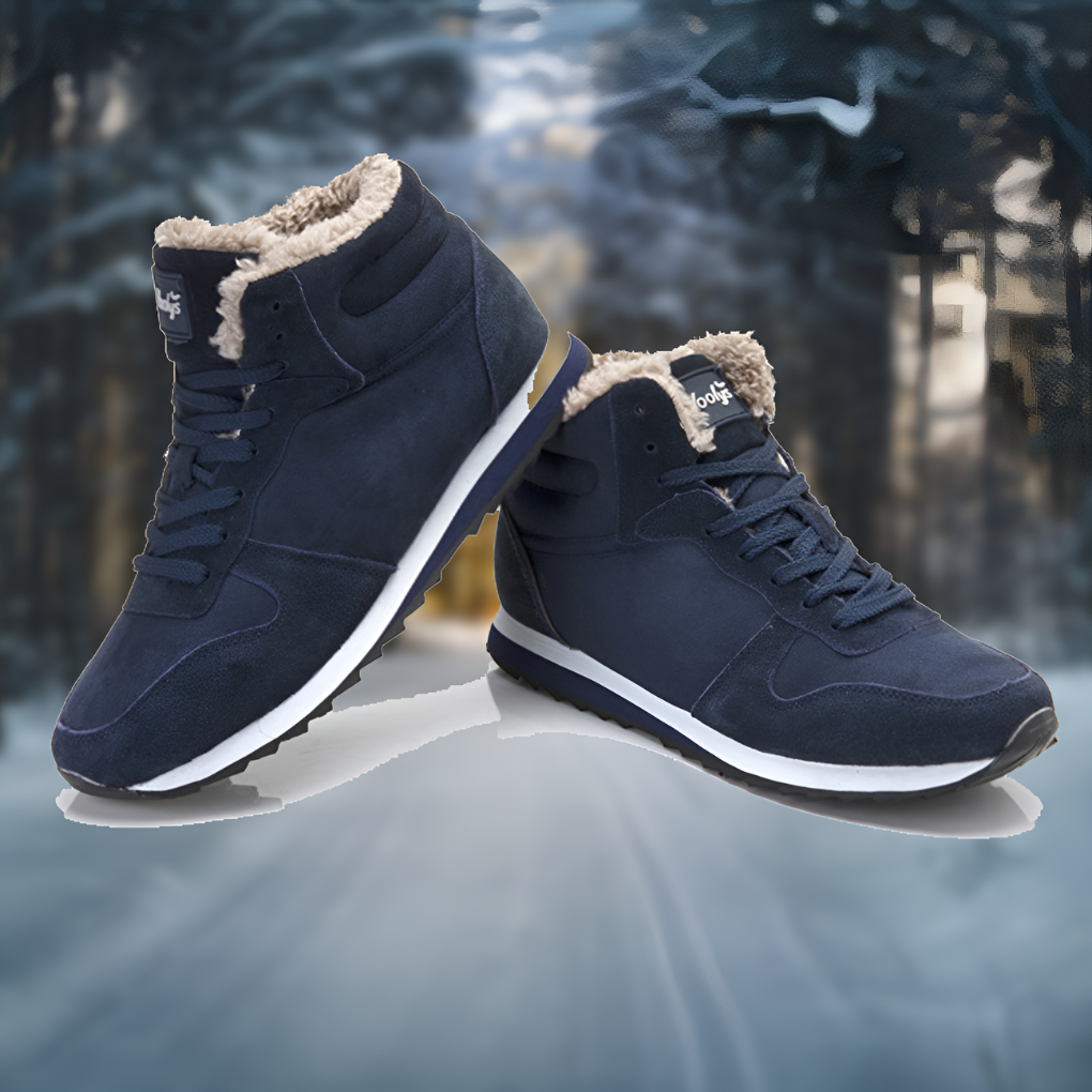 Herren-Turnschuhe mit hohem Schaft und Isolierung