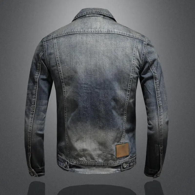 Vintage denimjakke til mænd