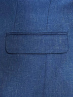 Herrenanzug aus Leinenmischung mit maßgeschneidertem Blazer und passenden Hosen