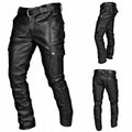 Men's Slim Fit Biker Trousers