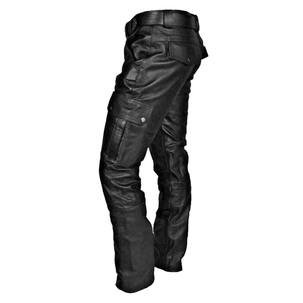 Men's Slim Fit Biker Trousers