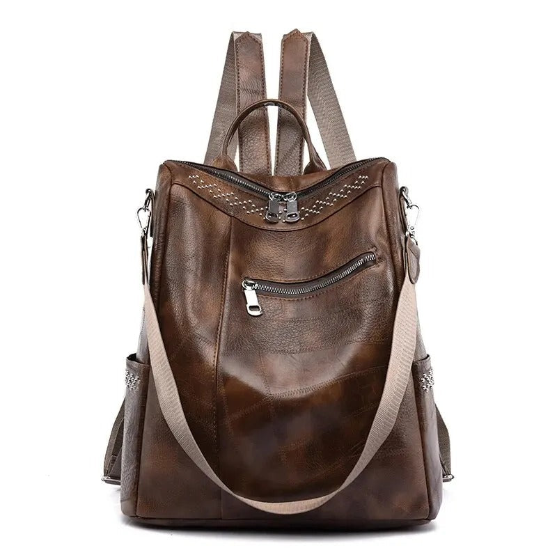 Sac à dos clouté convertible pour femme