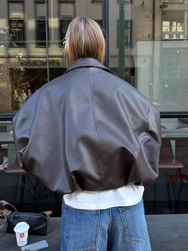 Damen-Bomberjacke mit Gürtel und Reißverschluss