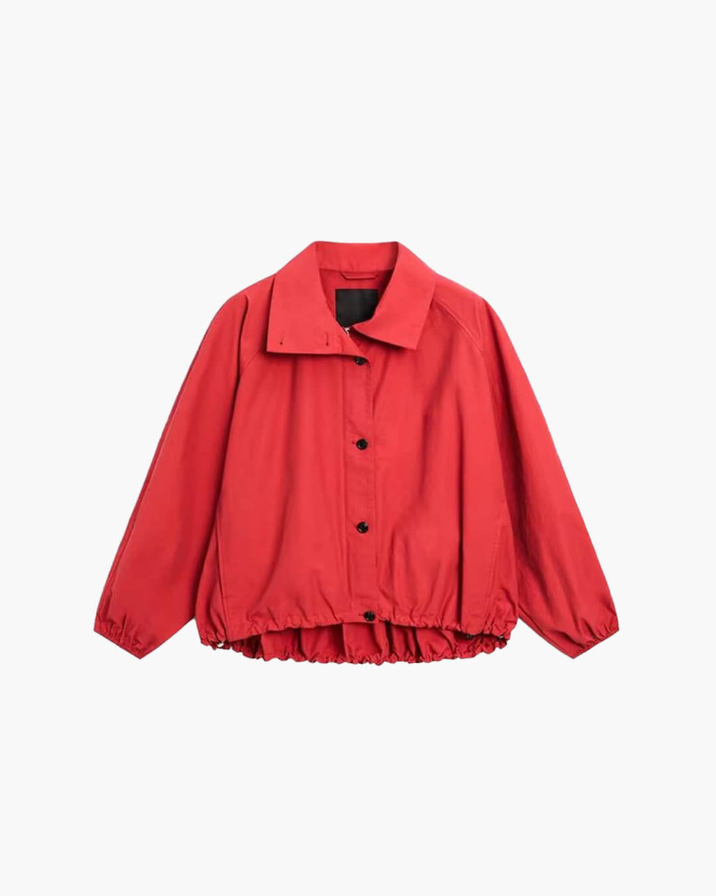 Bomber leggero da donna con collo alto