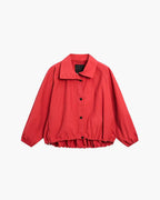 Bomber leggero da donna con collo alto
