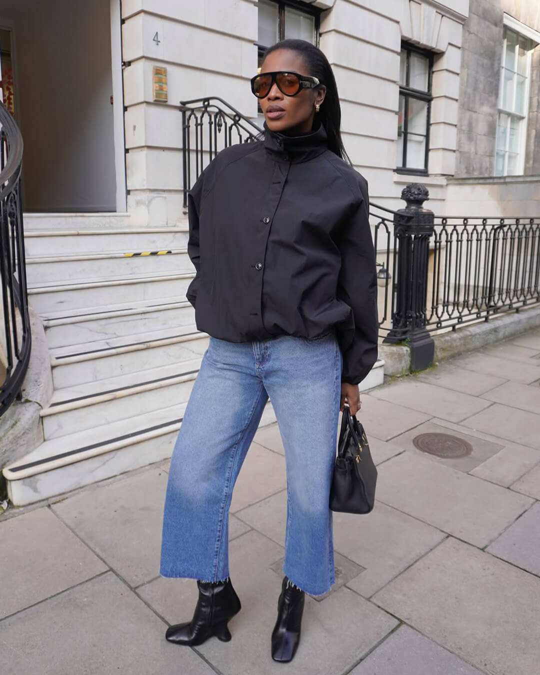 Blouson léger pour femme à col montant