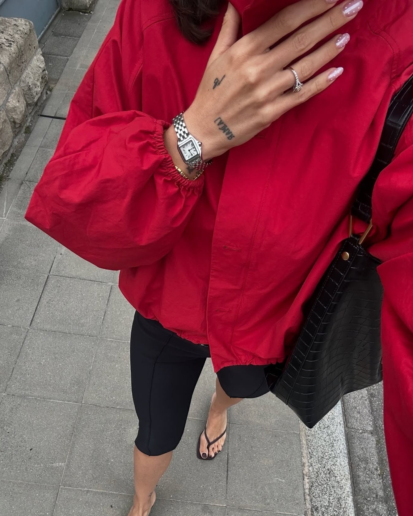 Bomber leggero da donna con collo alto
