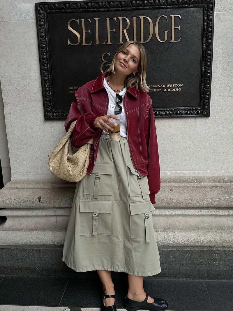 Veste zippée pour femme à surpiqûres contrastantes