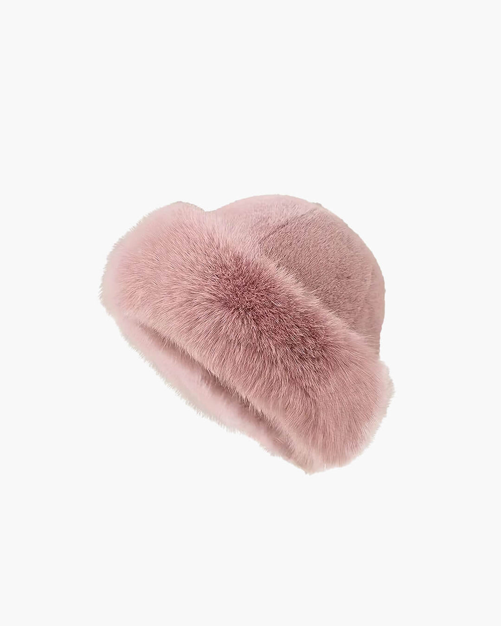 Chapeau d’hiver pour femme en fausse fourrure pelucheuse