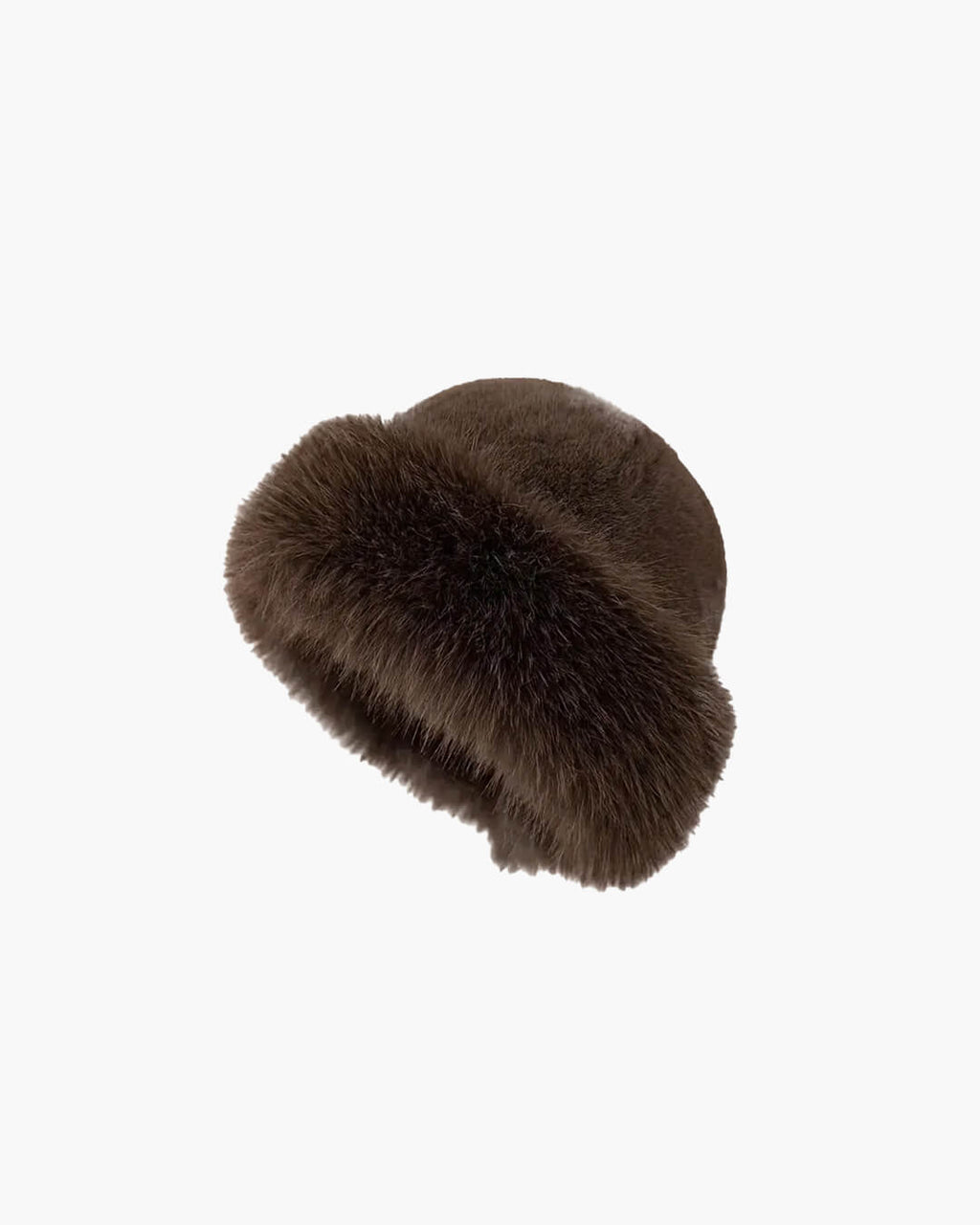 Chapeau d’hiver pour femme en fausse fourrure pelucheuse