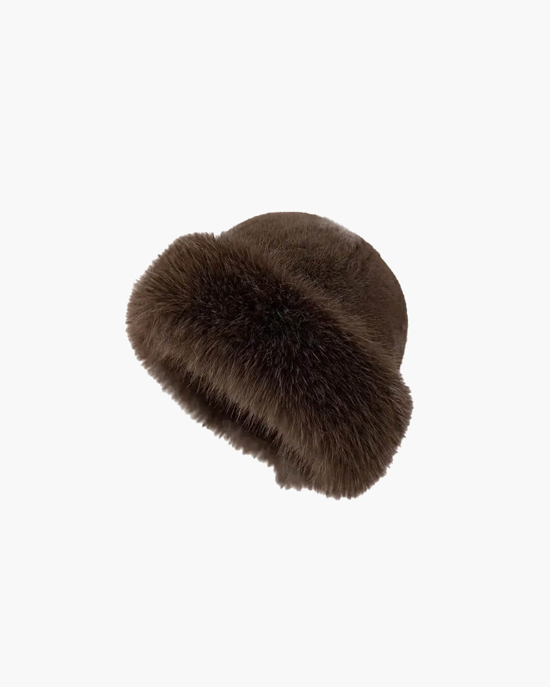 Chapeau d’hiver pour femme en fausse fourrure pelucheuse
