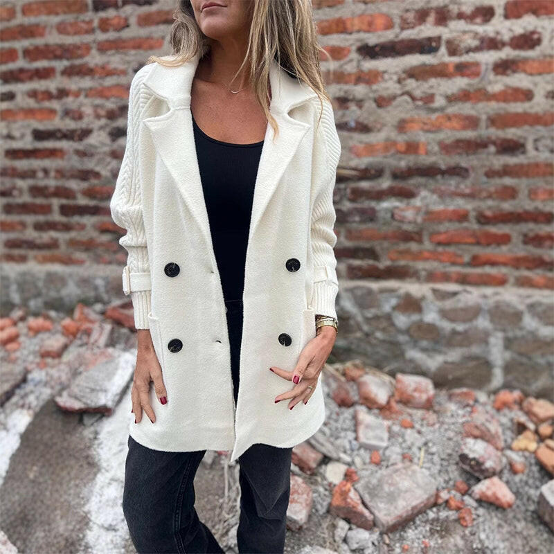 Women’s Contrast Sleeve Coat