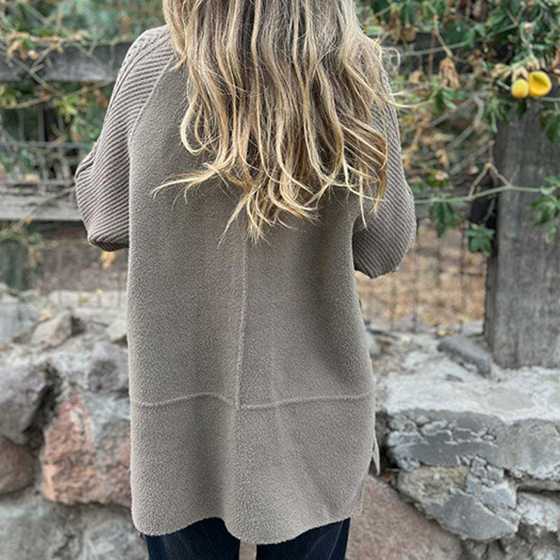 Women’s Contrast Sleeve Coat