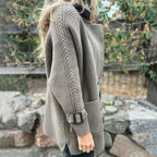Women’s Contrast Sleeve Coat
